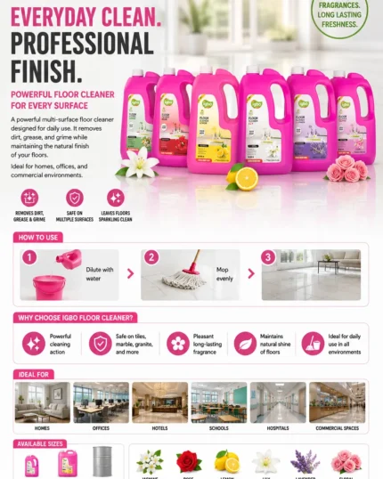Floor Cleaner 6 combo pack