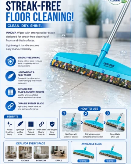 Innova Wipper 24 Inch Floor Wiper for Efficient Water Removal and Floor Cleaning